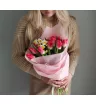 Букет с тюльпанами «Весенний букет Розовый тюльпан» 1