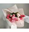 Букет с тюльпанами «Весенний букет из 19 тюльпанов » 2